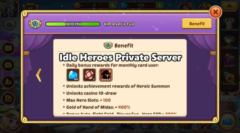 Download Idle Heroes Private Server APK